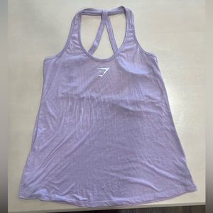 Gymshark lilac open back tank